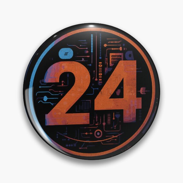 Item preview, Tech Timepiece - Circuitry Number 24 - 2024 designed and sold by Sir Meow Meow.