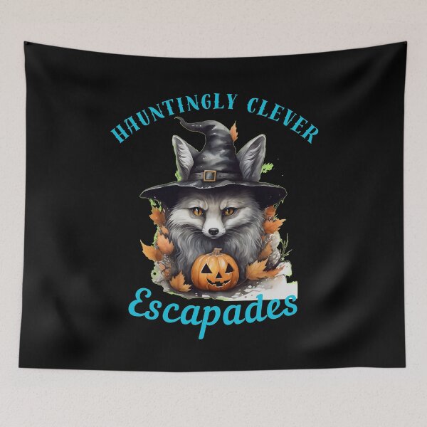 Item preview, Hauntingly Clever Escapades. fox face designed and sold by FoxVibes.