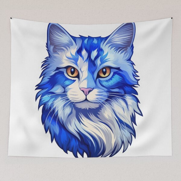 Item preview, Bicolor Cat - Cute Cat Lover Art designed and sold by Fantasy Masterpiece.