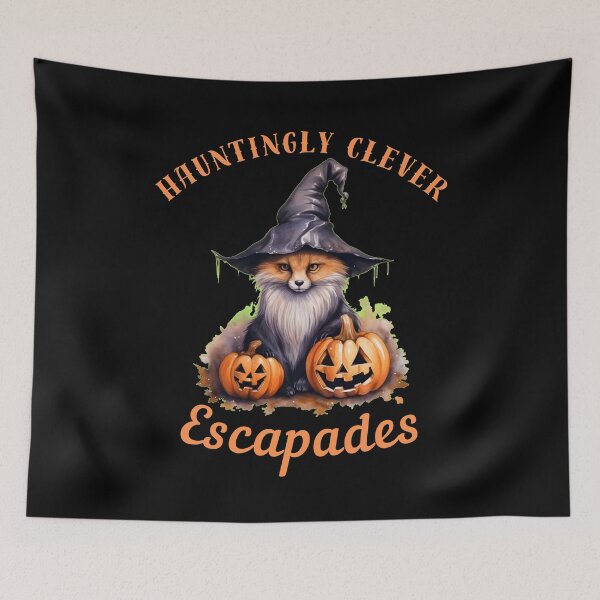 Item preview, Hauntingly Clever Escapades. fox watercolor designed and sold by FoxVibes.