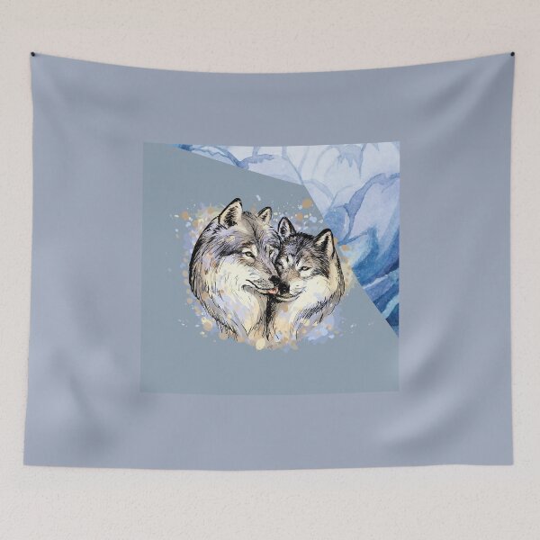 Item preview, Wolves Under The Sky designed and sold by lifeinspired4u.