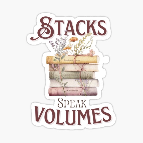 The Stack of Books Sticker