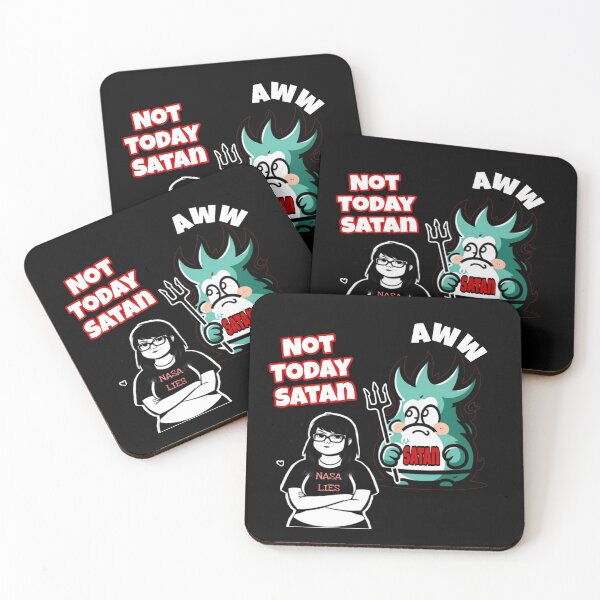 Item preview, Funny, Not Today Satan design  designed and sold by Roxburylane.
