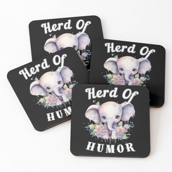 Item preview, Herd Of Humor designed and sold by ElephantVibes.