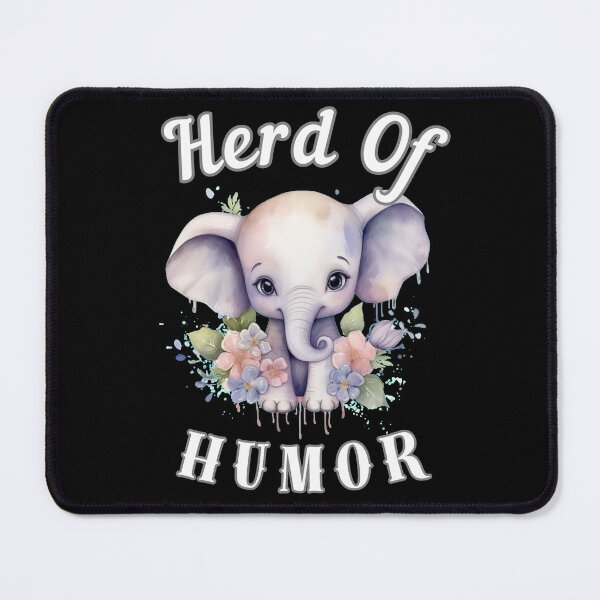Item preview, Herd Of Humor designed and sold by ElephantVibes.