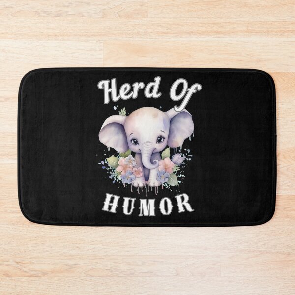 Item preview, Herd Of Humor designed and sold by ElephantVibes.
