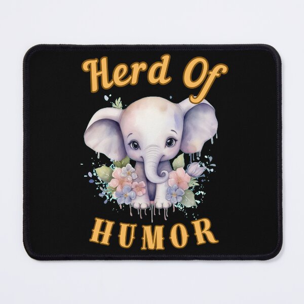 Item preview, Herd Of Humor. elephant lover designed and sold by ElephantVibes.