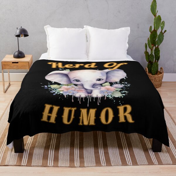 Item preview, Herd Of Humor. elephant lover designed and sold by ElephantVibes.