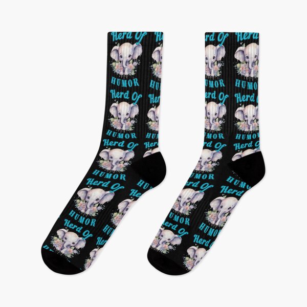 Item preview, Herd Of Humor. funny elephant designed and sold by ElephantVibes.