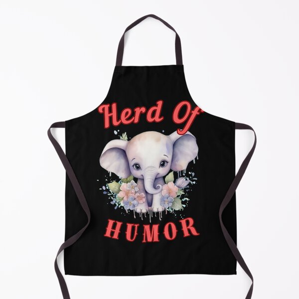 Item preview, Herd Of Humor. colorful elephant designed and sold by ElephantVibes.