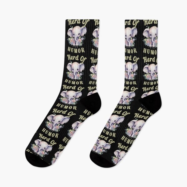 Item preview, Herd Of Humor. elephant portrait designed and sold by ElephantVibes.