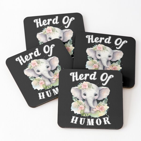 Item preview, Herd Of Humor. surreal elephant designed and sold by ElephantVibes.