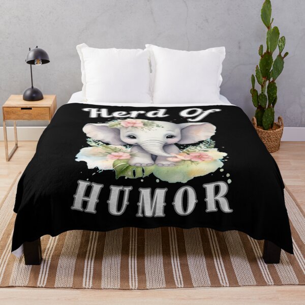 Item preview, Herd Of Humor. surreal elephant designed and sold by ElephantVibes.