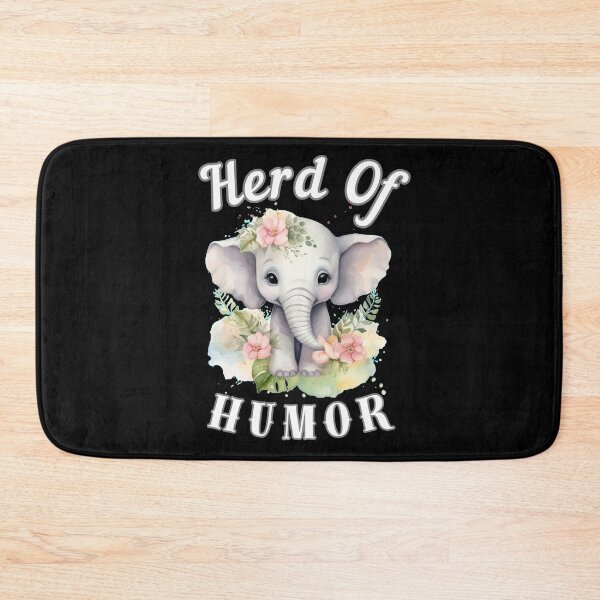 Item preview, Herd Of Humor. surreal elephant designed and sold by ElephantVibes.
