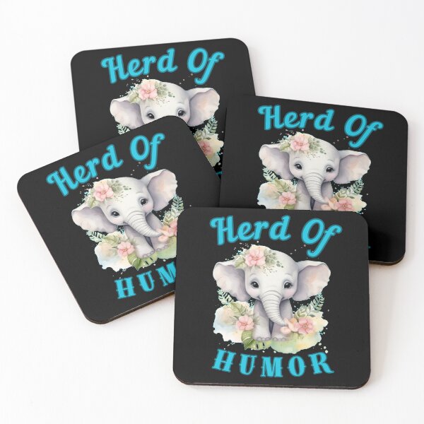 Item preview, Herd Of Humor. adorable elephant designed and sold by ElephantVibes.