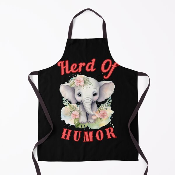 Item preview, Herd Of Humor. happy elephant designed and sold by ElephantVibes.