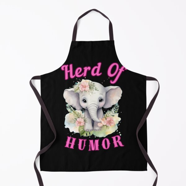 Item preview, Herd Of Humor. elephant saying designed and sold by ElephantVibes.