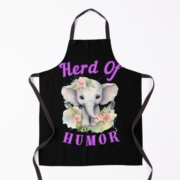 Item preview, Herd Of Humor. elephant quote designed and sold by ElephantVibes.