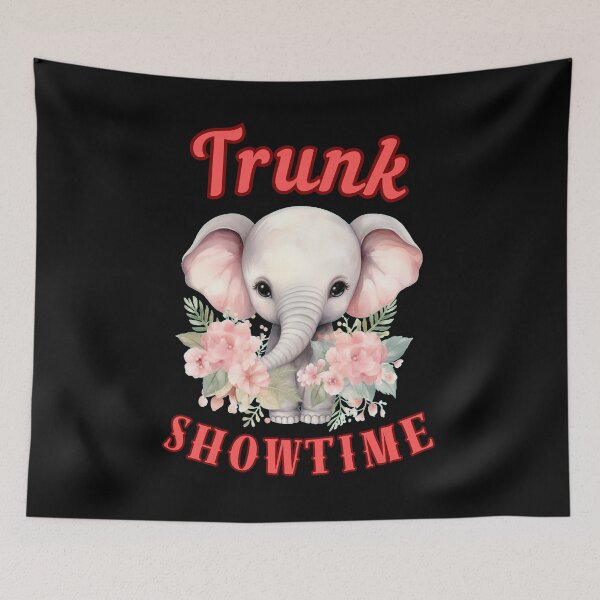 Item preview, Trunk Showtime. colorful elephant designed and sold by ElephantVibes.