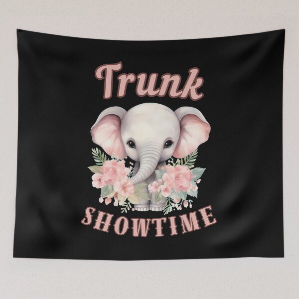 Item preview, Trunk Showtime. elephant portrait designed and sold by ElephantVibes.