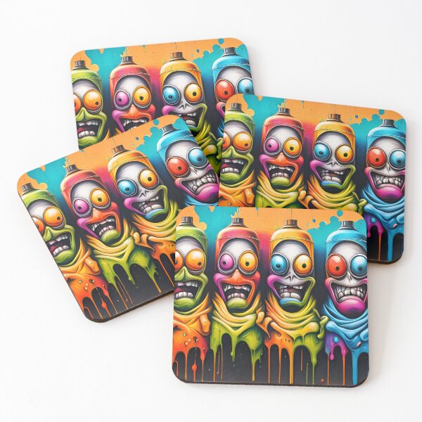 Item preview, Colorful Graffiti Spray Cans designed and sold by DisneyKrayzie.