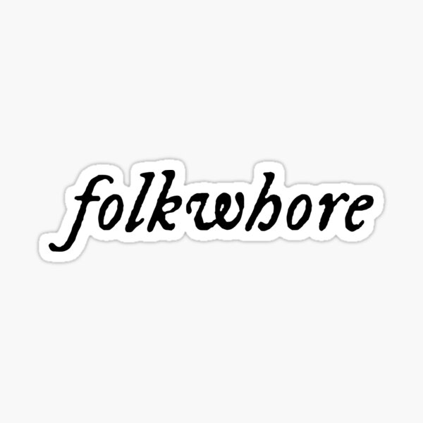 Artikel-Vorschau von Folkwhore, ikonische Schriftart, Folklore-Liebhaber, designt und verkauft von MyVioletSkies.