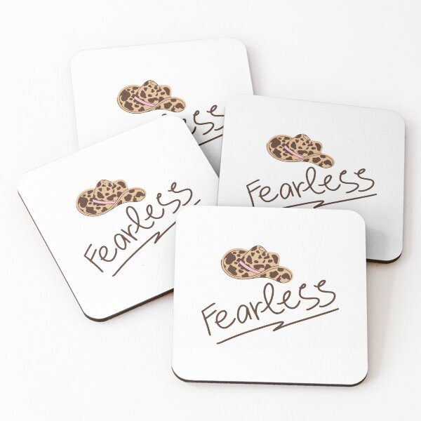 Item preview, Fearless Cowboy Hat With Cow Print Illustration designed and sold by Quote Gallery.