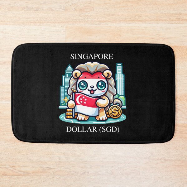 Item preview, Singapore Dollar SGD - Merlion Inspired designed and sold by designedfeeling.