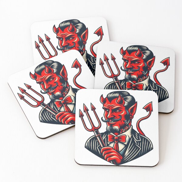 Artikelvorschau, Hübsches Teufel-Flash-Tattoo-Kunstdesign entworfen und verkauft von BrianSaysDesign.