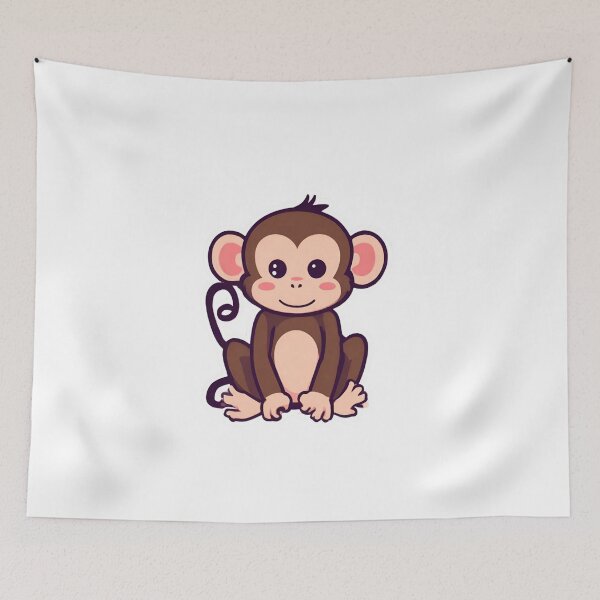 Item preview, KAWAII MONKEY  designed and sold by KawaiiLyfe.