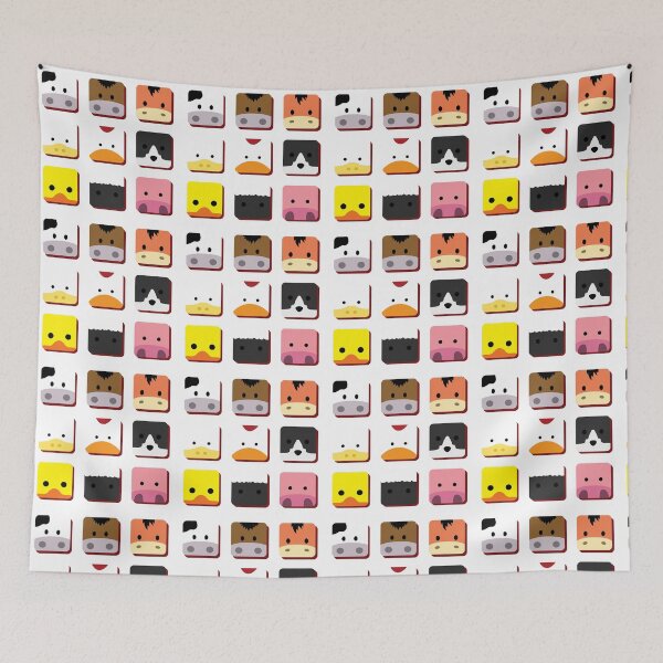 Item preview, Animal Icon Square Set - Farm designed and sold by SUPERHERON.