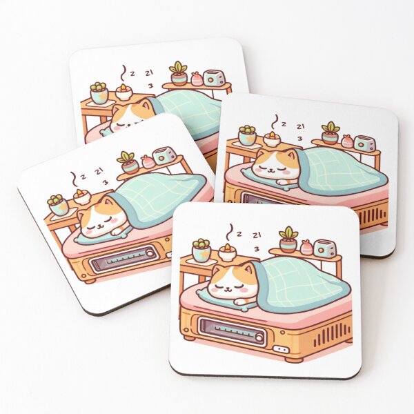 Item preview, Cat sleeping in a warm bed designed and sold by Kenji11.