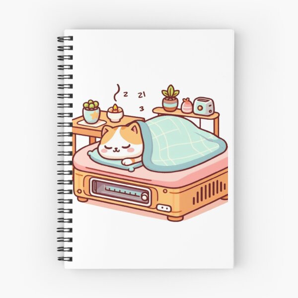 Item preview, Cat sleeping in a warm bed designed and sold by Kenji11.