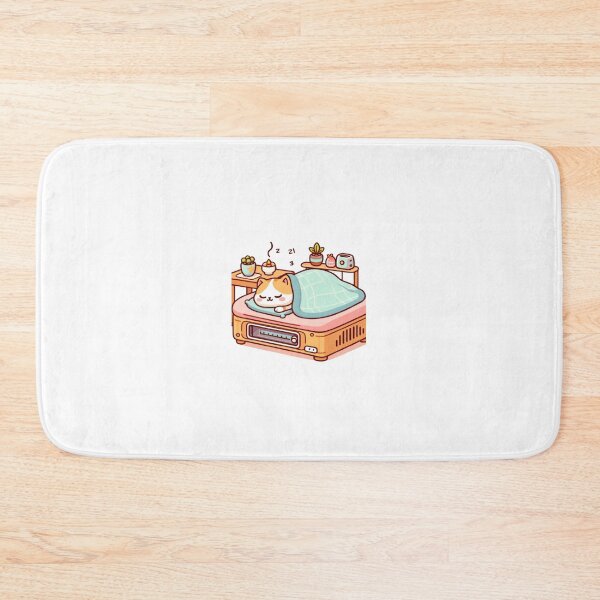 Item preview, Cat sleeping in a warm bed designed and sold by Kenji11.