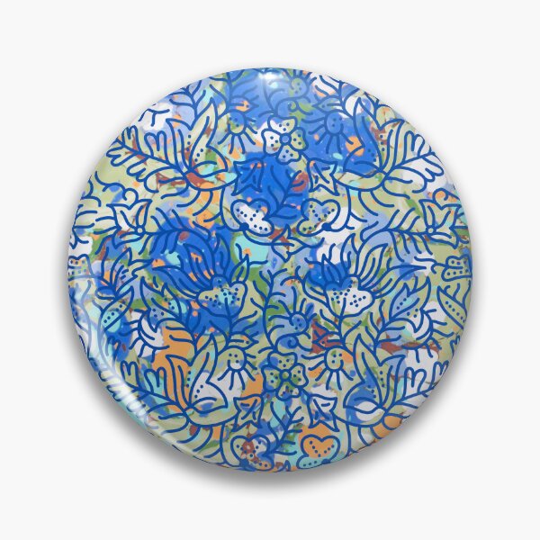 Aperçu de l'œuvre Conception abstraite complexe florale créée et vendue par Dream Bloom Gallery.