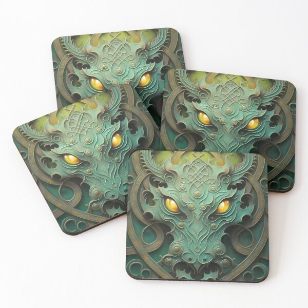 Item preview, Emerald Gaze: Mythical Dragon Sculpture designed and sold by DragonRealms.