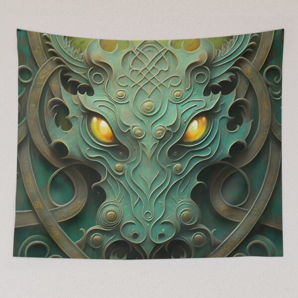 Item preview, Emerald Gaze: Mythical Dragon Sculpture designed and sold by DragonRealms.