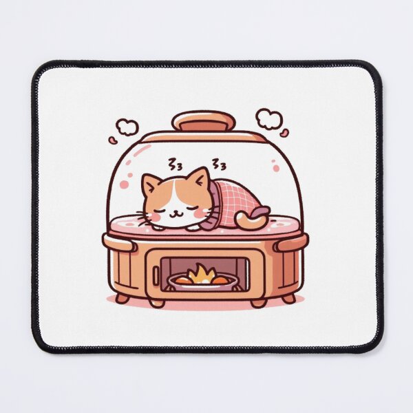 Item preview, Cat sleeping in a warm bed designed and sold by Kenji11.