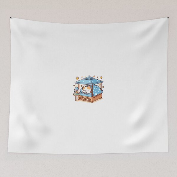Item preview, Cat sleeping in a warm bed designed and sold by Kenji11.