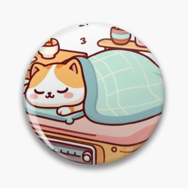 Item preview, Cat sleeping in a warm bed designed and sold by Kenji11.