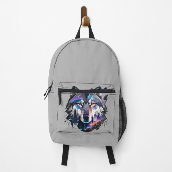 Item preview, Geometric Wolf in Jewel Tones designed and sold by DappledMoon.