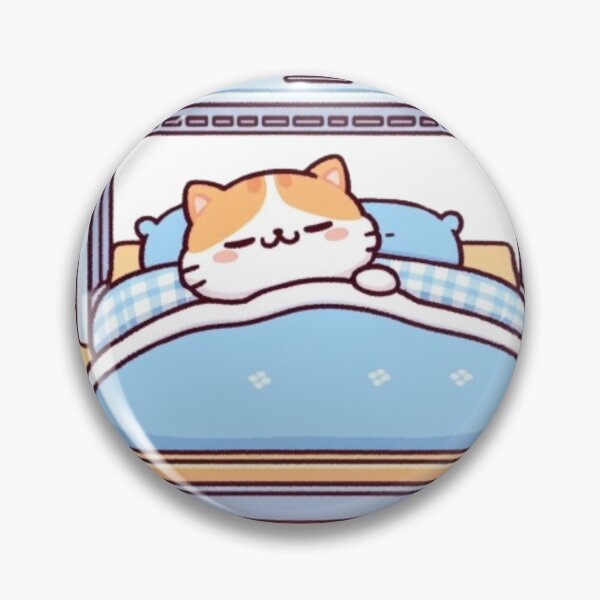 Item preview, Cat sleeping in a warm bed designed and sold by Kenji11.