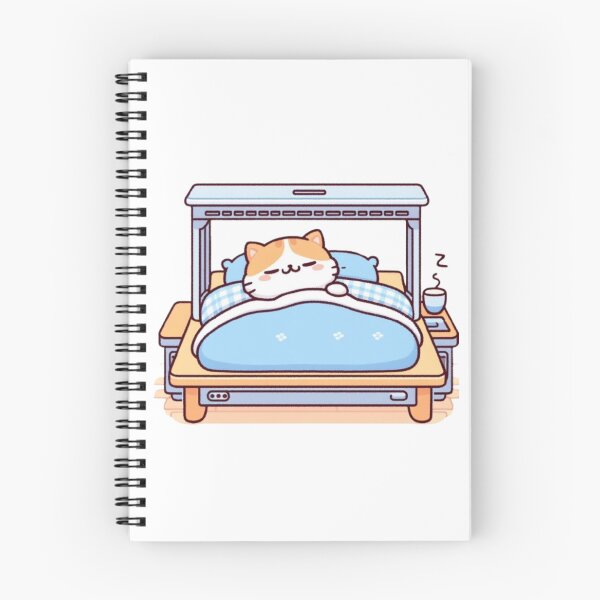 Item preview, Cat sleeping in a warm bed designed and sold by Kenji11.