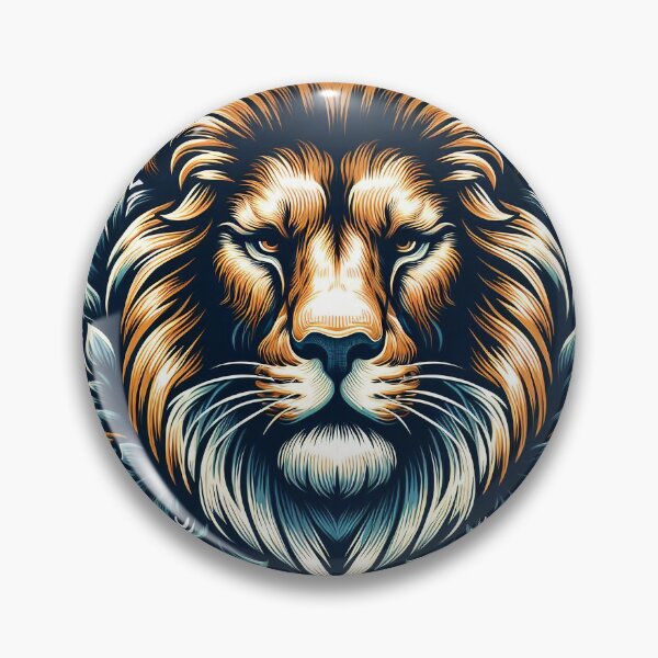 Item preview, lion's head designed and sold by DarkHues.