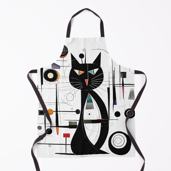 Item preview, Tuxedo Cat - Abstract Cat Art designed and sold by HausKatz.