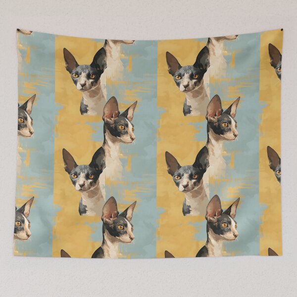 Item preview, Cats 2 Cornish Rex 3 designed and sold by DigitalPatternx.