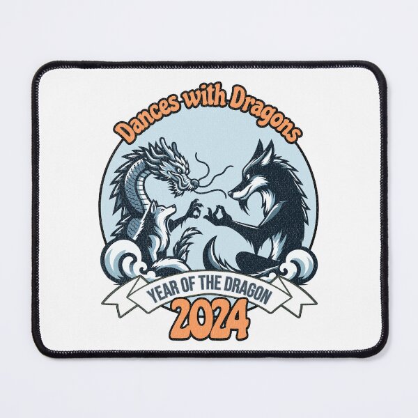 Item preview, Dances with Dragons - Year of the Dragon - 2024 designed and sold by QuirkPrint.