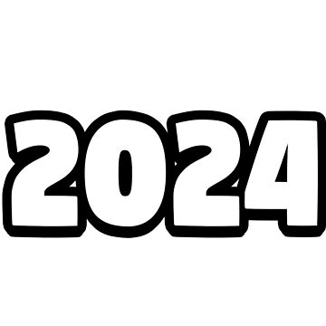 Artwork thumbnail, 2024 Date Sticker by MemeBubbles