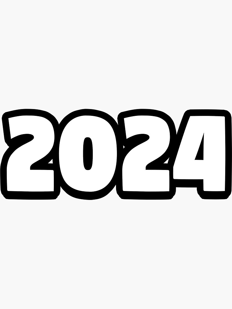 Thumbnail 3 of 3, Sticker, 2024 Date Sticker designed and sold by MemeBubbles.