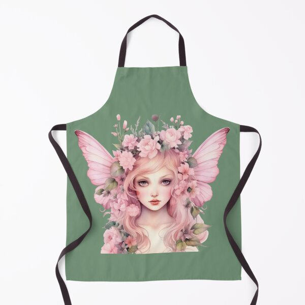 Item preview, Pink Fairy With Butterfly Wings designed and sold by FlutterbyFairy.